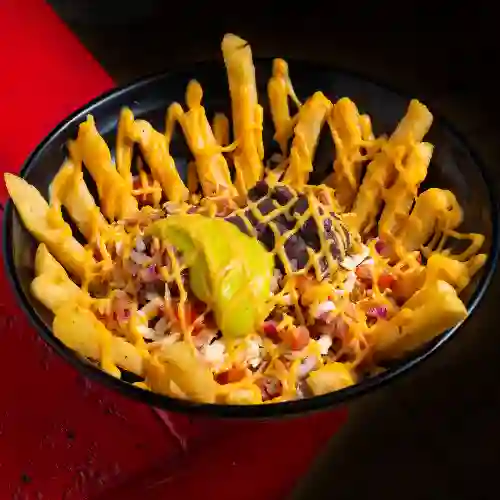Papas Chingonas con Birria