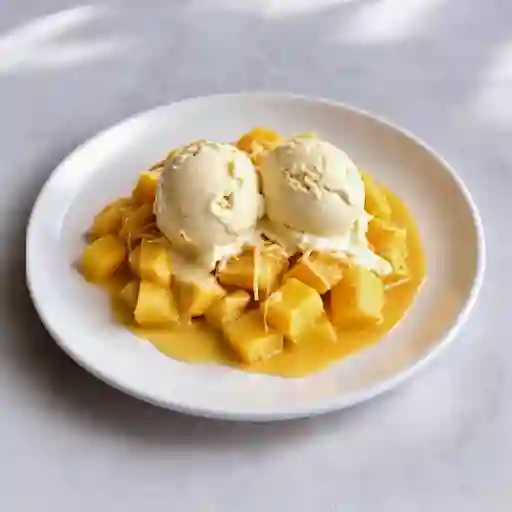 Piña con crema grande 16oz