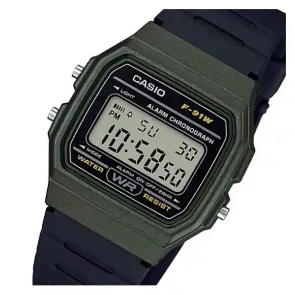 Reloj Retro Hombre Negro F_91WM_3A Casio