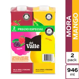 Del Valle Pack Jugo Mora + Mango 946 mL