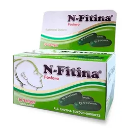 Natural Blend N-fitina Fósforo 30 Softgels