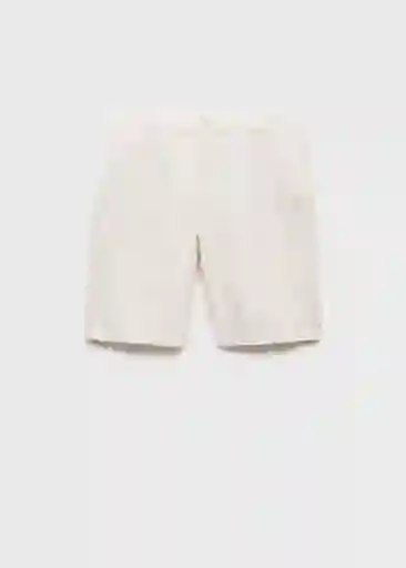 Bermuda Carp Offwhite Talla 42 Hombre Mango