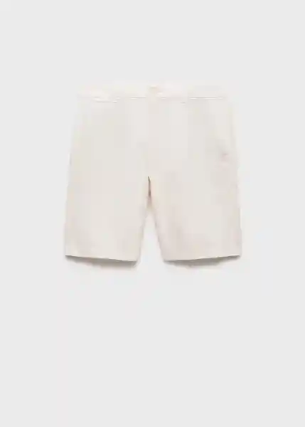 Bermuda Carp Offwhite Talla 42 Hombre Mango