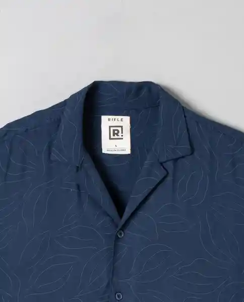 Camisa Hombre Azul Talla S 112G001 Rifle