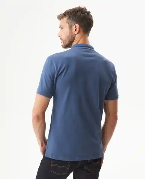 Camiseta Basic Neck Neru Polo Azul Provincial T M Chevignon