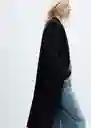 Abrigo Borabora Navy Talla L Mujer Mango