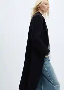 Abrigo Borabora Navy Talla L Mujer Mango
