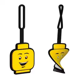 Lego Etiqueta de Maleta Iconic Boy Face 3 x 7 x cm Toybuisan1009