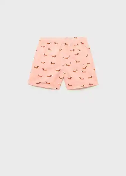 Short Bañador Hotdogkb Naranja Talla 05 Niños Mango
