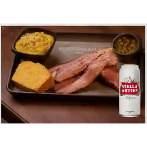 Combo Cortes de Barril Asado de Tira + Stella Artois