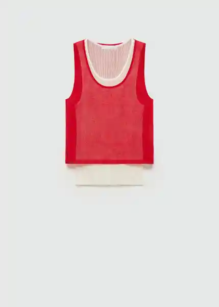 Top Jordan Rojo Talla S Mujer Mango