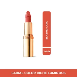 Labial L’Oréal Paris Colour Riche Luminous Blazing Lava 3.6 gr