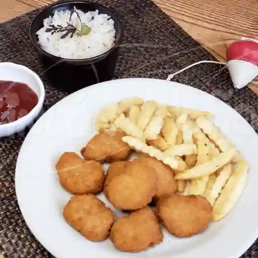 Menú Infantil Nuggets