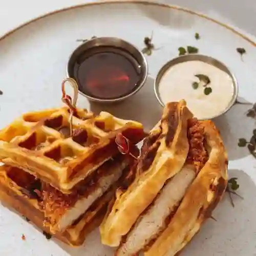 Waffles de Pollo Frito