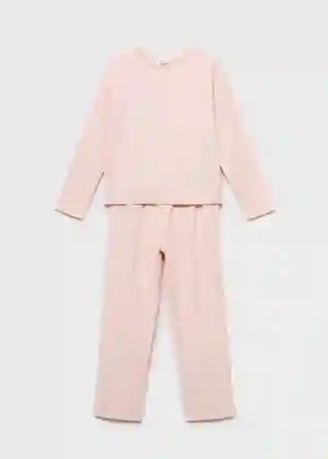 Pijama Rosita Rosa Pastel Talla 12 Niña Mango