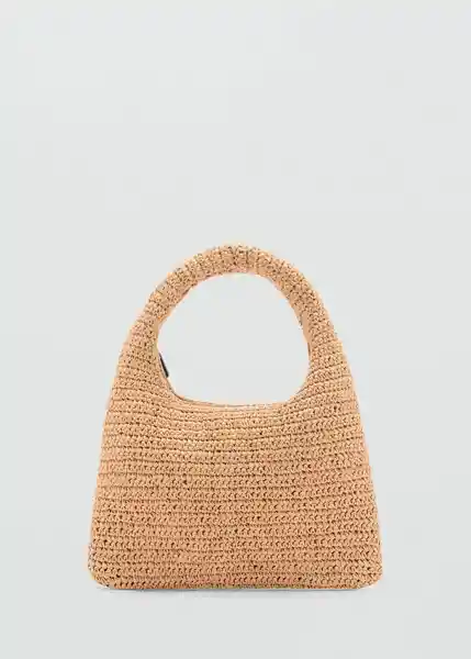 Bolso M Brek Beige Talla 99 Mujer Mango