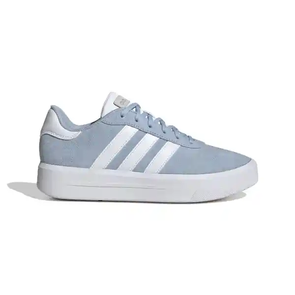 Adidas Zapatos Court Platform Suede Mujer Azul Talla 5.5 IG8612