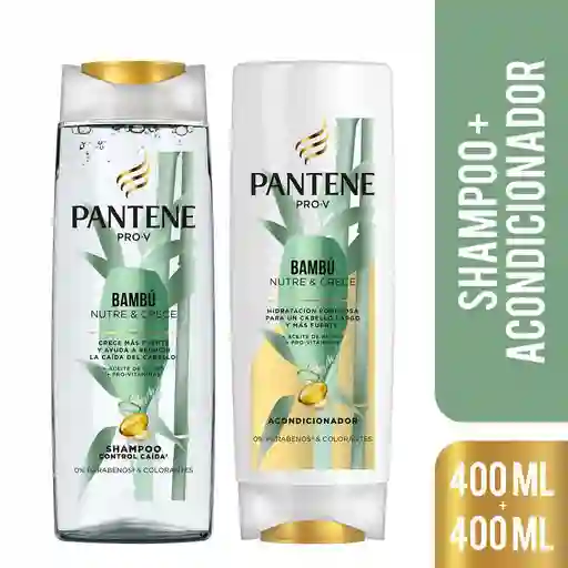 Pantene Shampoo + Acondicionador Pro-V Bambú Nutre & Crece