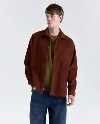 Camisa Hombre Café Talla L 819G505_CAF181140 Americanino