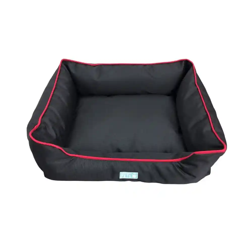 Sofistipets Cama Para Perro Doble Faz Impermeable Negro Mediana