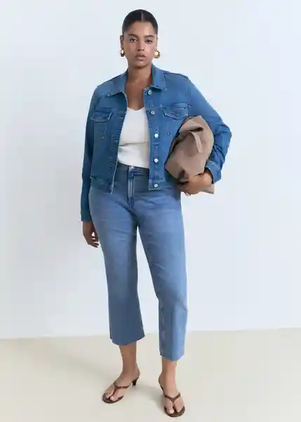 Jean Sienna Tejano Medio Talla 34 Mujer Mango