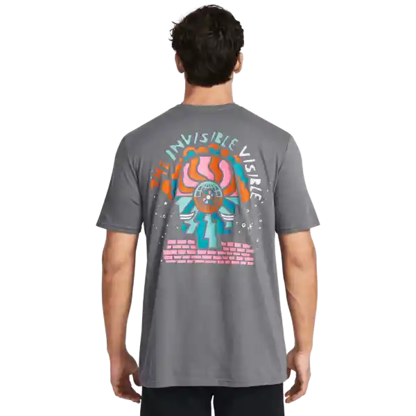 Under Armour Camiseta Artist Abilities Hombre Gris Talla XL