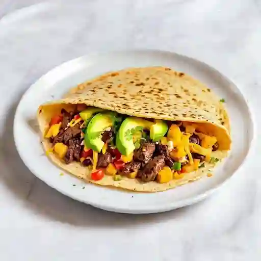 Megaquesadilla gratinada