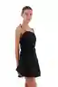 Vestido Corto Britt Negro Talla XS Mercedes Campuzano