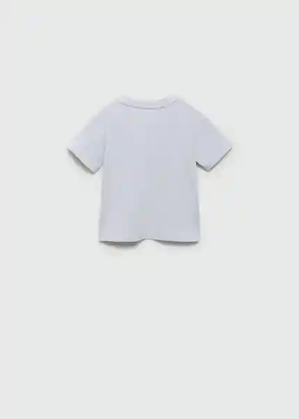 Camiseta Oui Celeste Talla 71 Niños Mango