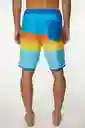 ONeill Short de Baño Four Square Stretch Am Azul Talla 32