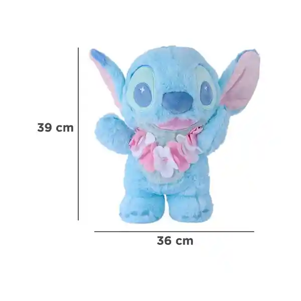 Peluche de Stitch Con Collar Flores Disney Lilo & Stitch Miniso