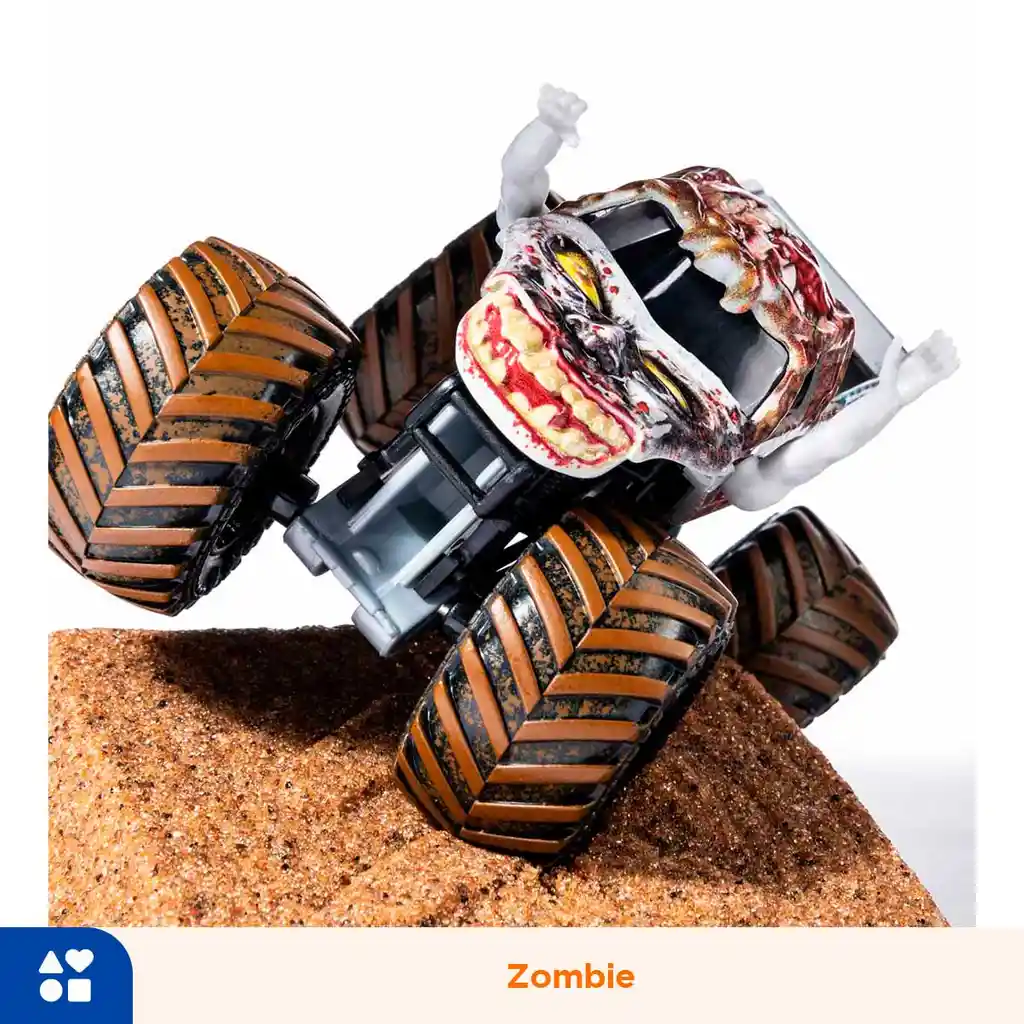 Carro Colecciobale Monster Jam Set 4 Piezas