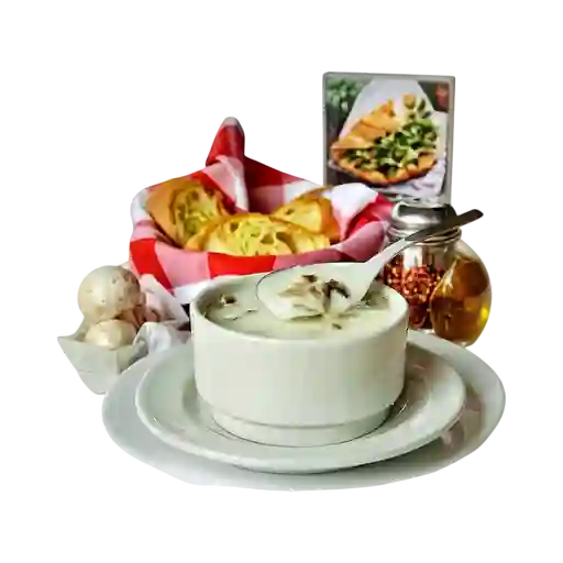 Crema de champiñones