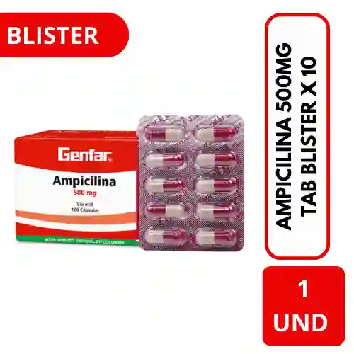 Genfar Ampicilina (500 mg)