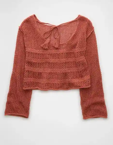 Suéter Mujer Café Talla: X-SMALL 1467275 American Eagle