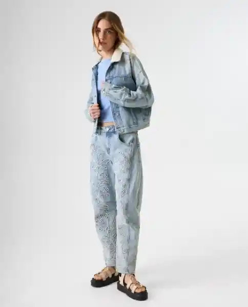 Chaqueta Mujer Azul Talla XS 322G002_AZU114604 Americanino