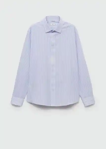 Camisa Garda Azul Talla M Hombre Mango