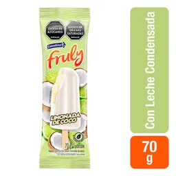 Helado Paleta Fruly Limonada de Coco