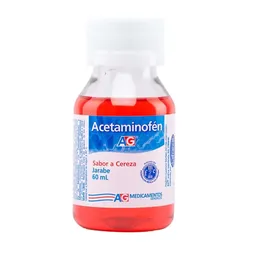 Acetaminofen Ag Jarabe Sabor Cereza