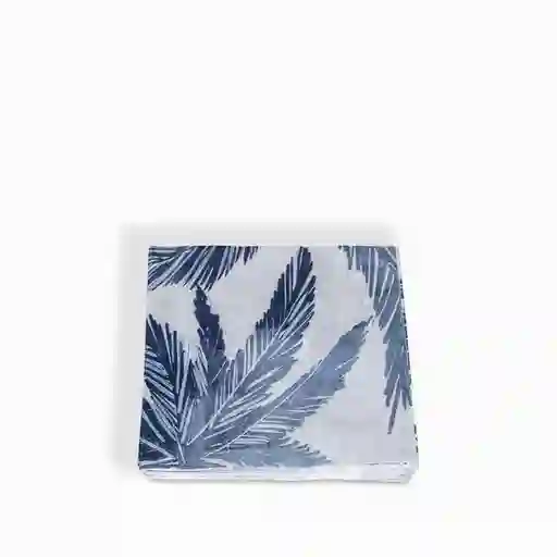 Servilleta Hoja Palmera Azul 12.5 Cm X 12.5 Cm Ambiente Gourmet