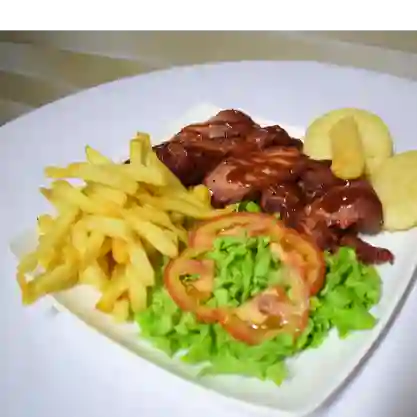 Costillas Ahumadas 250 G +limonada 10oz