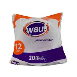 Wau! Plato Hondo Espumado 12 Oz 10237