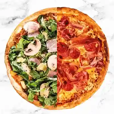 PIZZA SÚPER 2 SABORES