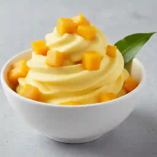 Helado de mango deslactosado