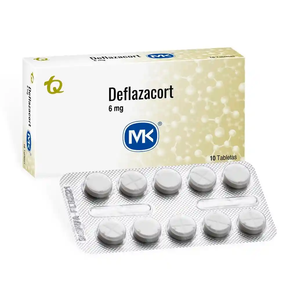 Mk Deflazacort (6 mg) 10 Tabletas