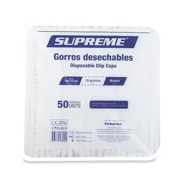 Supreme Gorro Oruga Blanco
