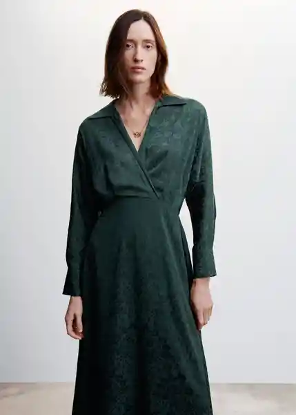 Vestido Jack-A Verde Talla XL Mujer Mango