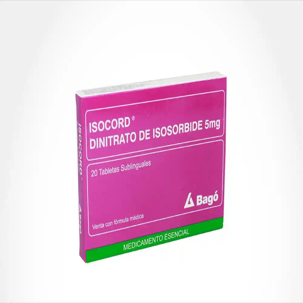 Isocord Bago De Colombia Ltda Subling 5 Mg 20 Tabletas