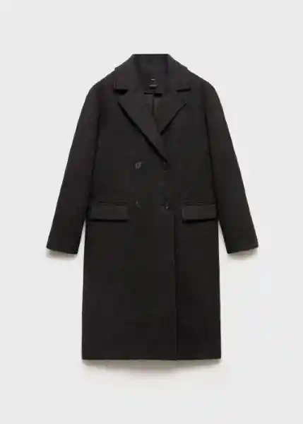 Abrigo Tabisa Antracita Talla XS Mujer Mango