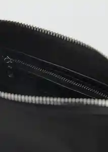 Bolso M Poma Negro Talla 99 Mujer Mango